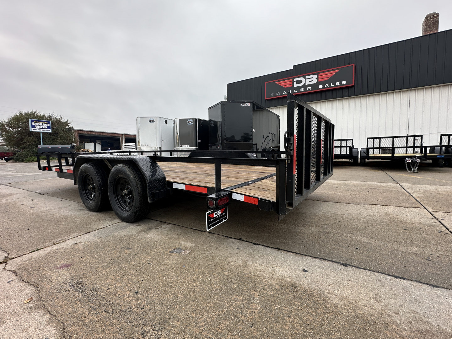 New 2025 KL Trailers 83X18 Tandem Utility Trailer DEMO UNIT