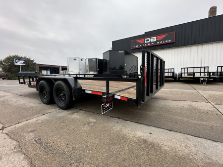 New 2025 KL Trailers 83X18 Tandem Utility Trailer DEMO UNIT