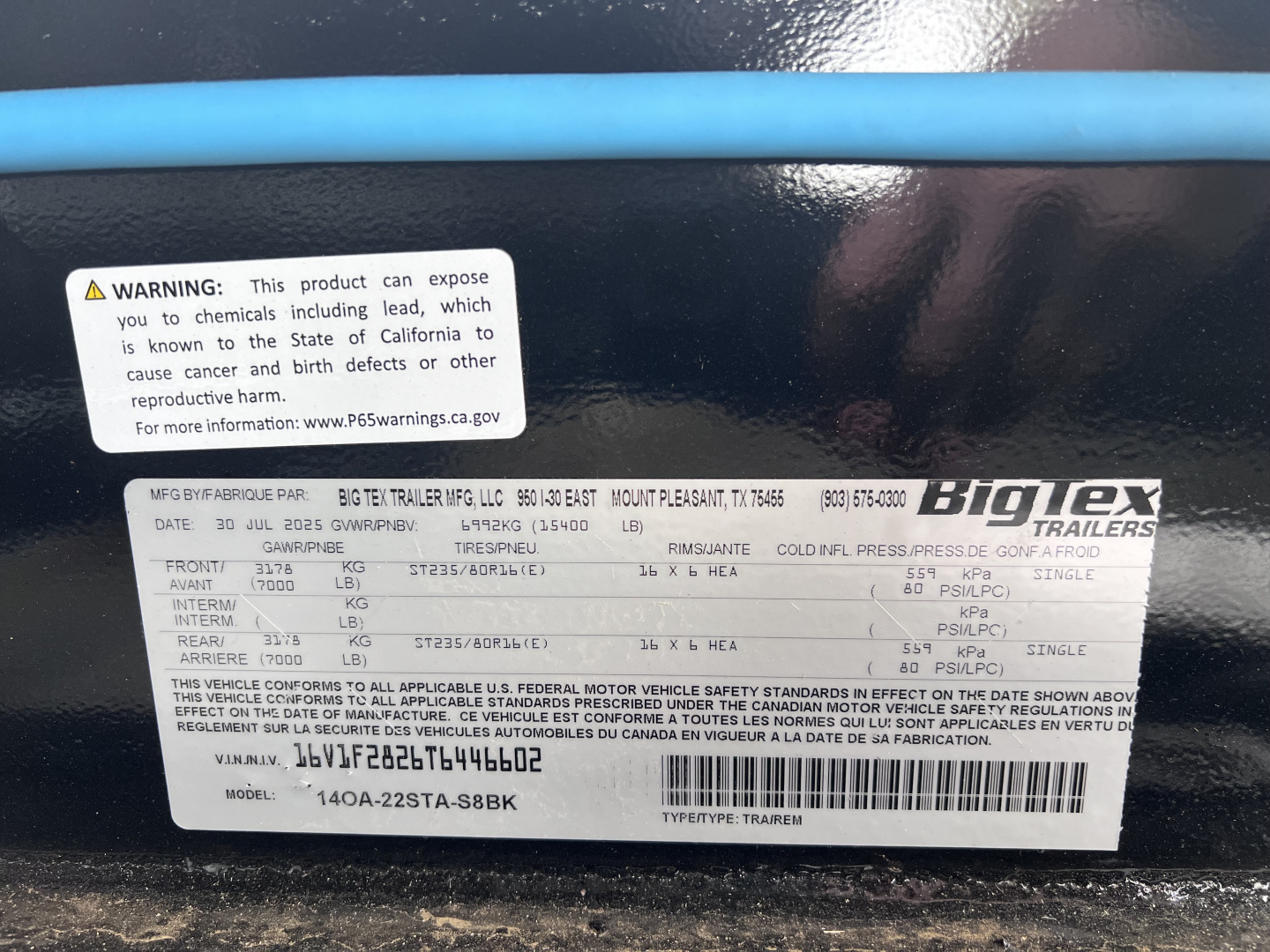 New 2026 Big Tex Trailers 8.5x22 15.9K Deckover Trailer