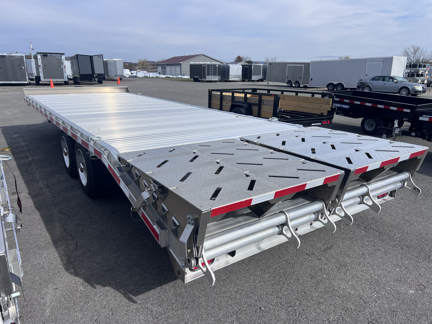 New 2025 EBY Trailers 8.5X25 16K Deckover Trailer