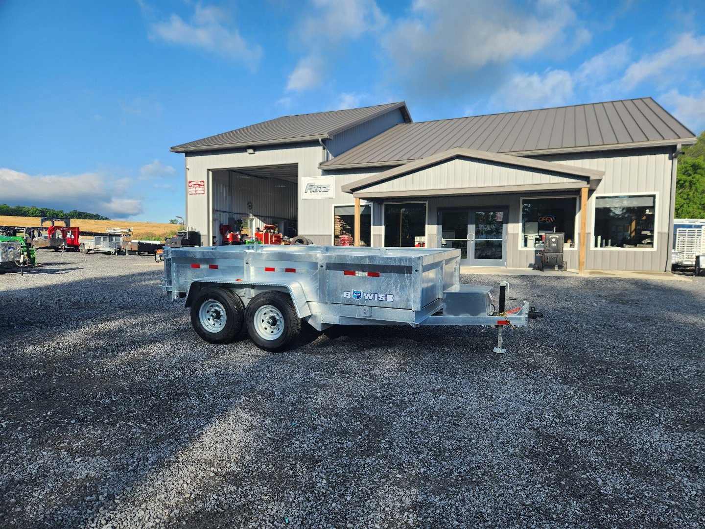 New 2026 BWISE DT12 81.5x12 12K Tandem Axle Dump Trailer