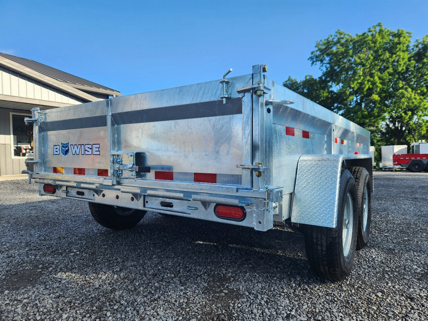 New 2026 BWISE DT12 81.5x12 12K Tandem Axle Dump Trailer