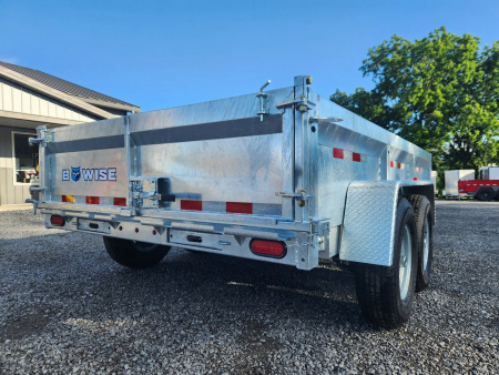 New 2026 BWISE DT12 81.5x12 12K Tandem Axle Dump Trailer