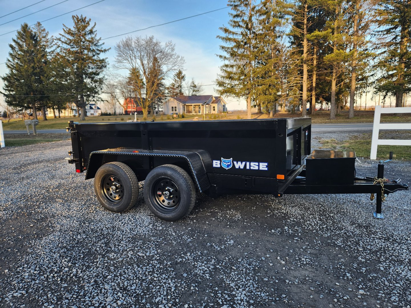New 2026 BWISE DT7 72x10 7K Tandem Axle Dump Trailer
