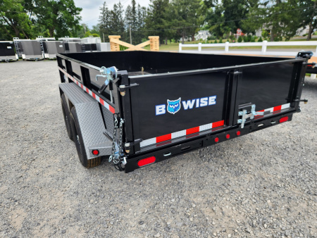 New 2026 BWISE DLP15 82x14 15K Tandem Axle Dump Trailer