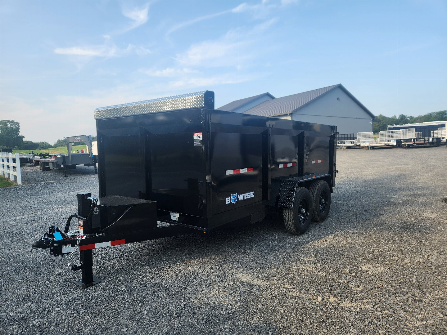 New 2026 BWISE DT14 81.5x14 14K Tandem Axle Dump Trailer