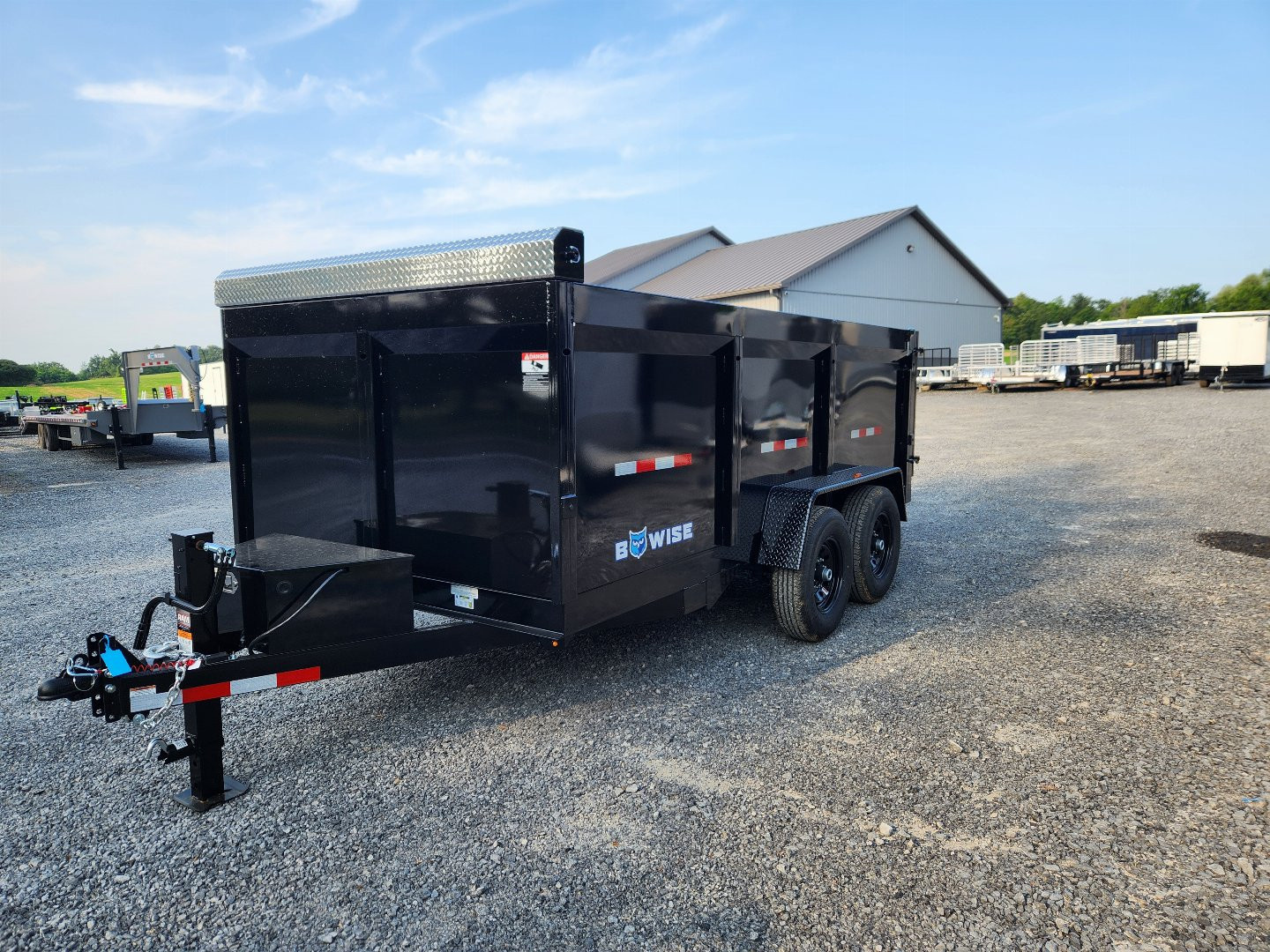 New 2026 BWISE DT14 81.5x14 14K Tandem Axle Dump Trailer
