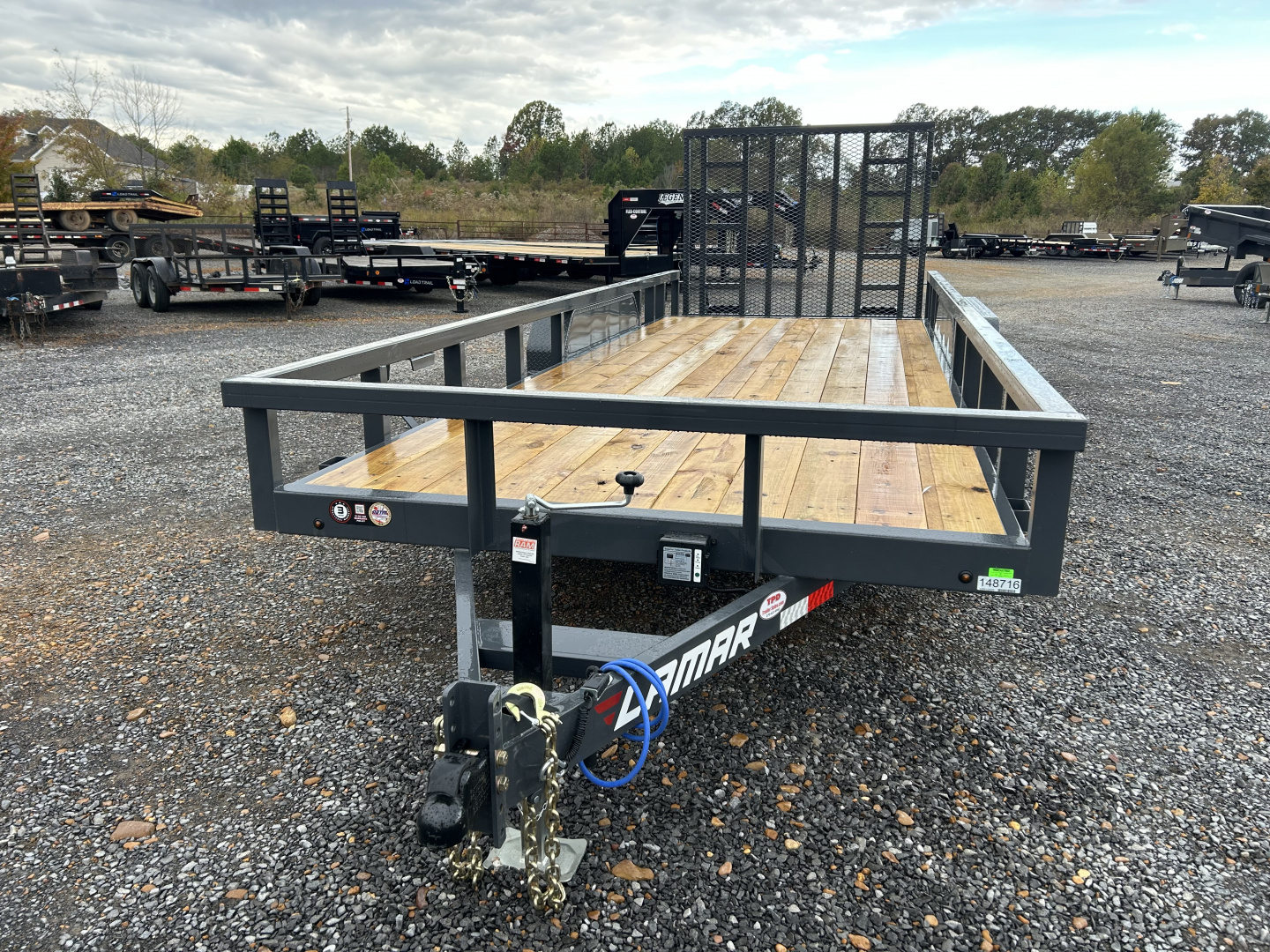 New 2026 Lamar 83"x20' 10k Utility Trailer