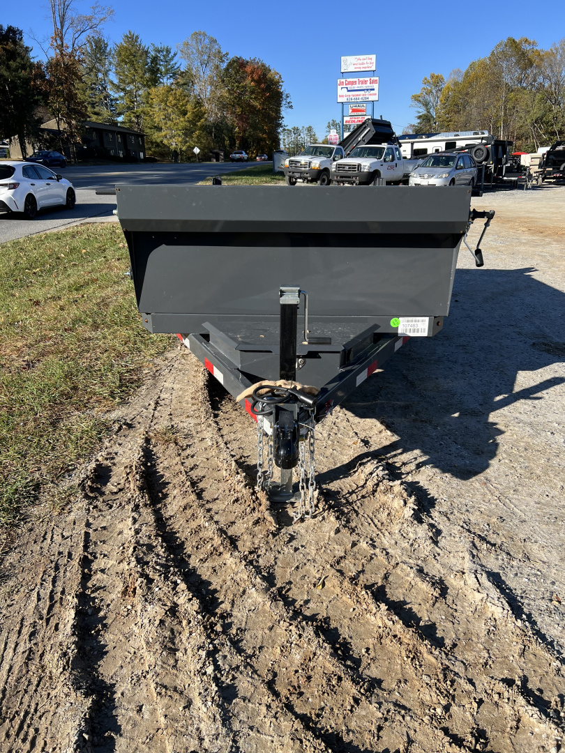 New 2026 Norstar DCB6010031 Dump Trailer / 5X10 / Single 3500# Electric Brake Axle / Slide In Ramps / Tarp / Barn Door Rear Gates