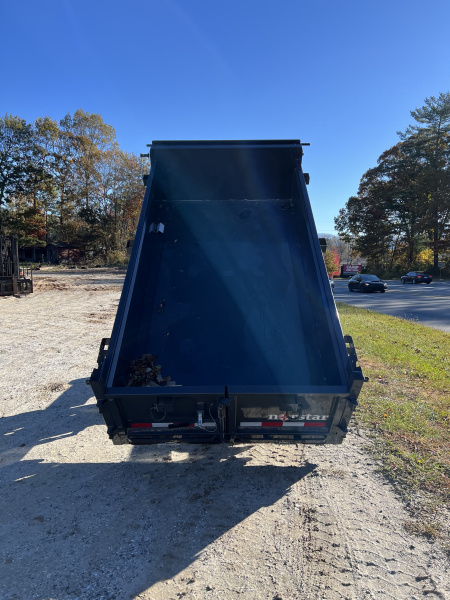 New 2026 Norstar DCB6010031 Dump Trailer / 5X10 / Single 3500# Electric Brake Axle / Slide In Ramps / Tarp / Barn Door Rear Gates