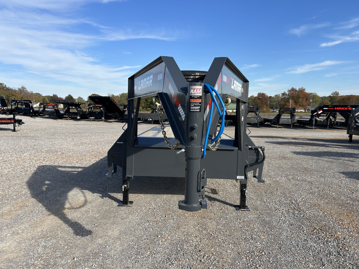 New 2026 Lamar 102" x 30' 16k Gooseneck Flatbed Trailer