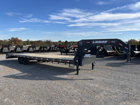 New 2026 Lamar 102  x 30' 16k Gooseneck Flatbed Trailer