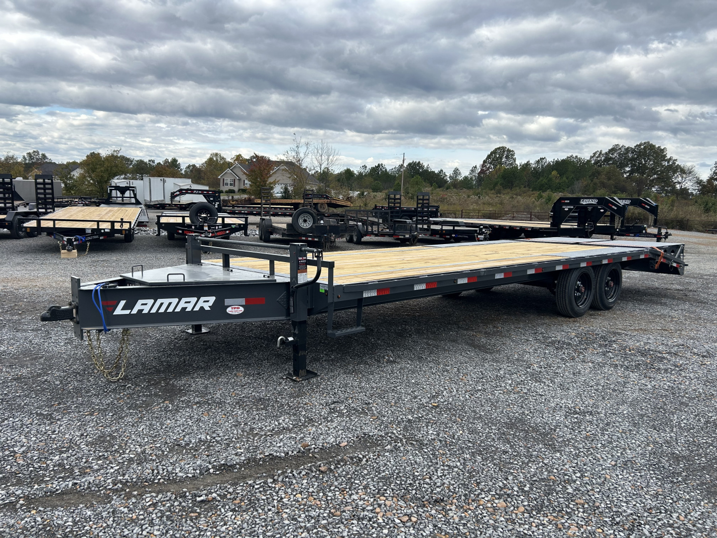 New 2026 Lamar 102" x 25' 16k Flatbed Trailer