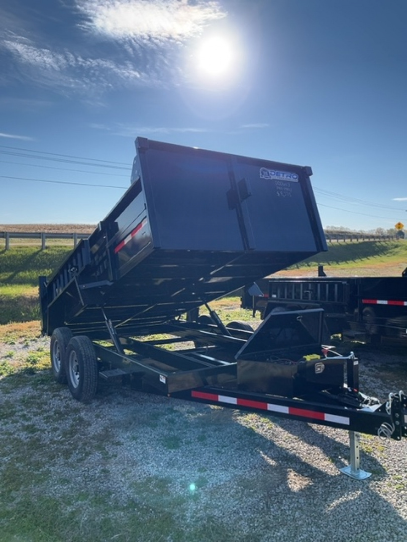 New 2025 Pratt Industries 83" x 14' 14K Dual Ram Dump Trailer