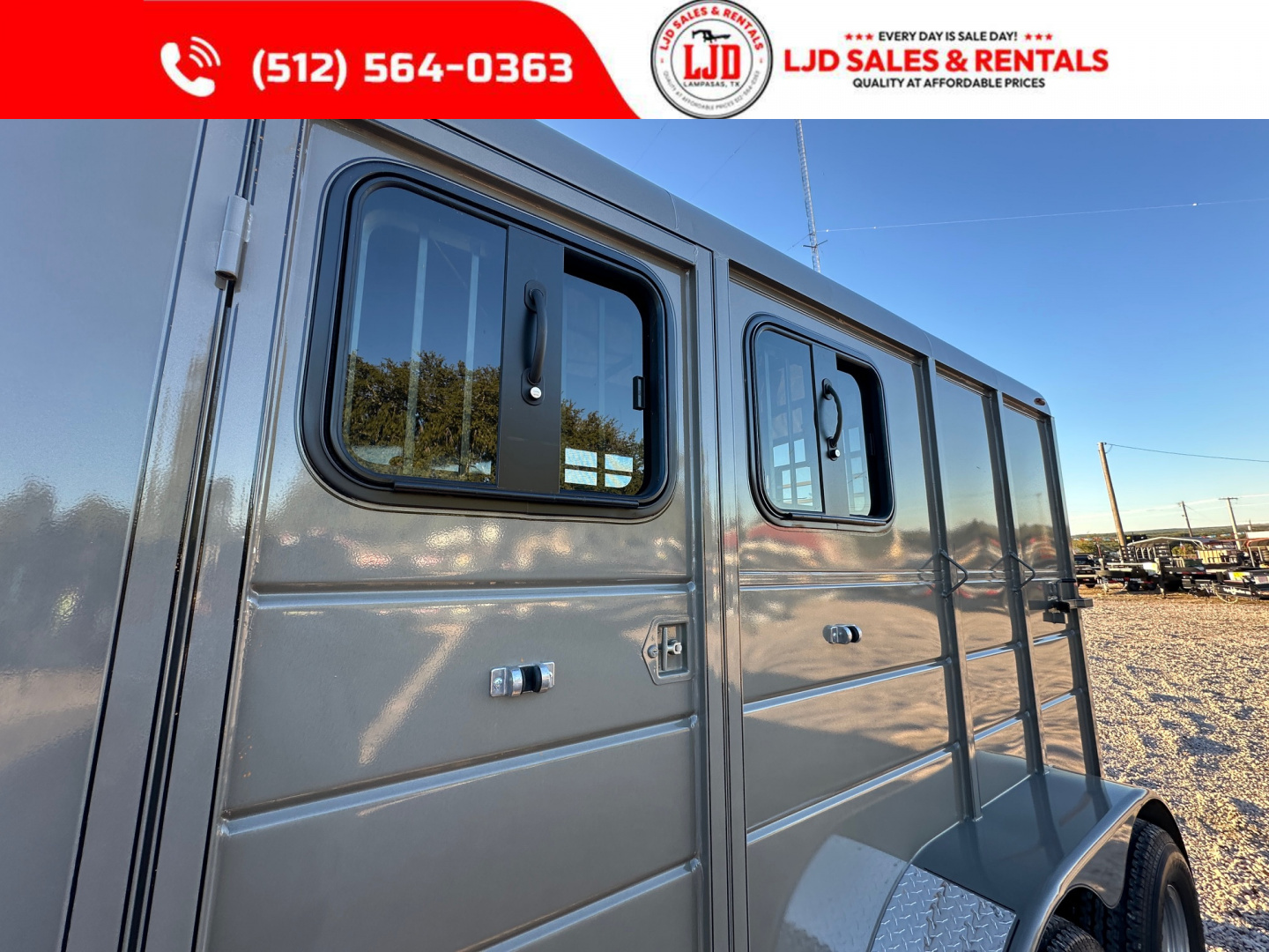 New 2026 Calico 6'X13'X7' 2 Horse Trailer