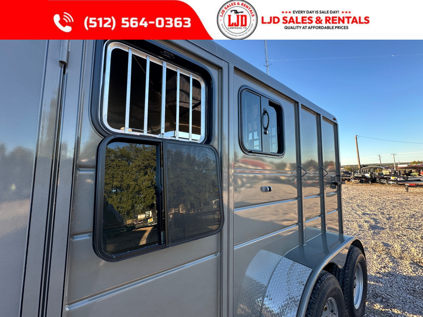 New 2026 Calico 6'X13'X7' 2 Horse Trailer