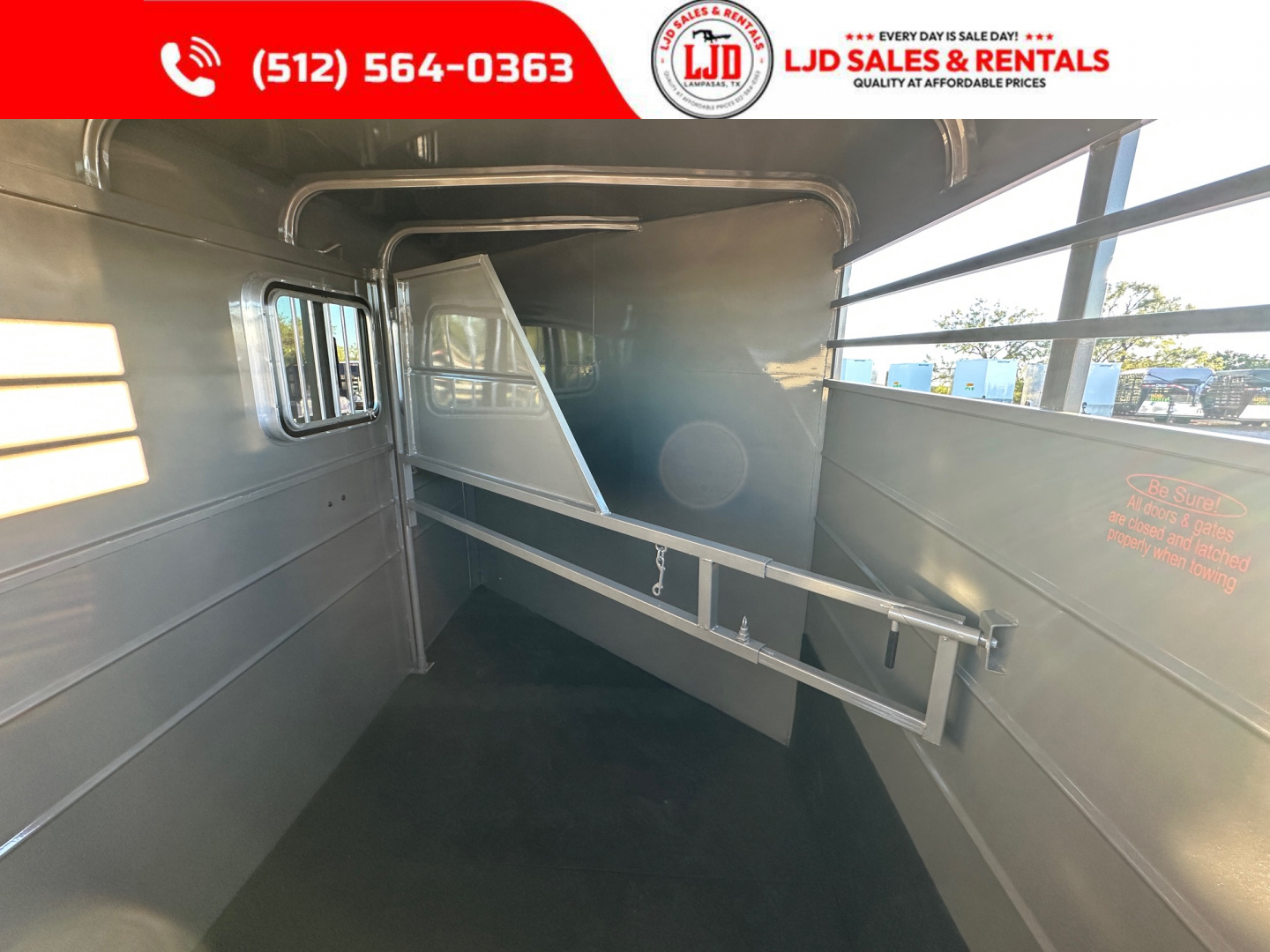 New 2026 Calico 6'X13'X7' 2 Horse Trailer