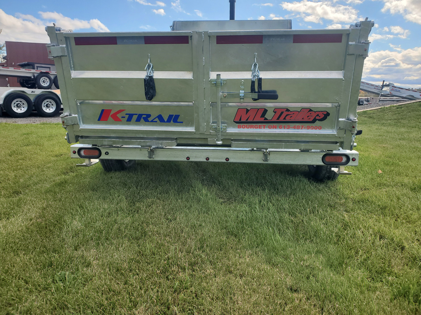 New 2026 K-TRAIL 6x12 dump 5 ton Dump Trailer