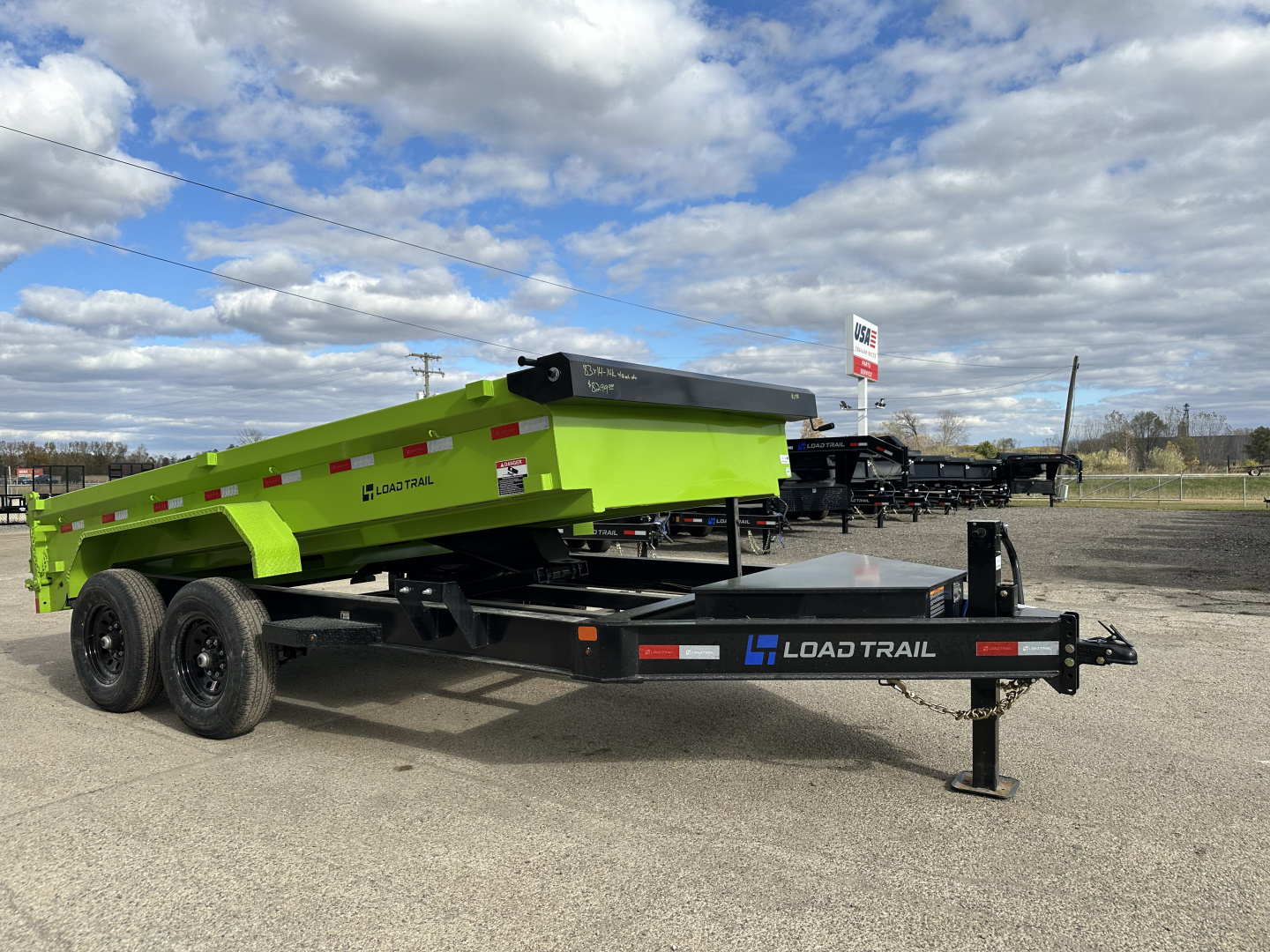 New YEAR END SALE !!! 2026 Load Trail 83x14 Tandem Axle 14K w/18" Sides Dump Trailer