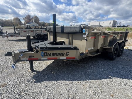 New 2026 Diamond C LPT 207 14’Dump Trailer, PACESETTER EDITION, HYDRO JACK, RAMPS