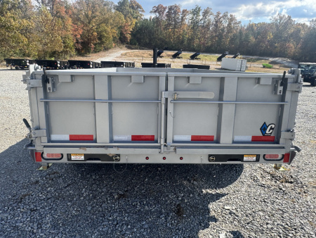 New 2026 Diamond C LPT 207 14’ Dump Trailer, TWO SPEED JACK, 15.4 GVWR