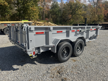 New 2026 Diamond C LPT 207 14’ Dump Trailer, TWO SPEED JACK, 15.4 GVWR