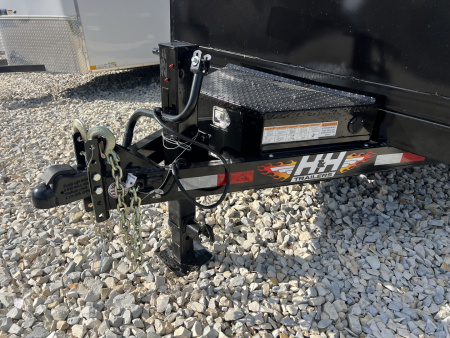 New 2026 H & H Trailers 7x14 High Side Dump Trailer, 14k GVWR