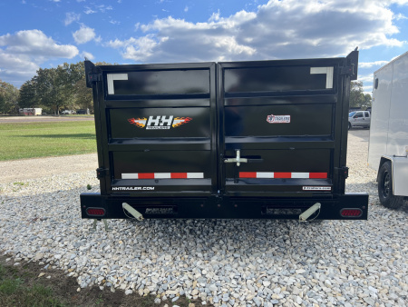 New 2026 H & H Trailers 7x14 High Side Dump Trailer, 14k GVWR
