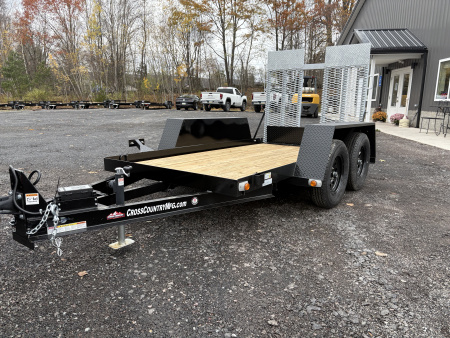 New 2026 Cross Country Manufacturing 5x10 8K Scissor Lift Equipment Trailer