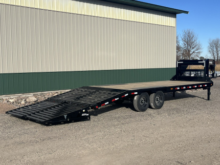 New 2026 25' 14k PJ Gooseneck Flatbed Trailer