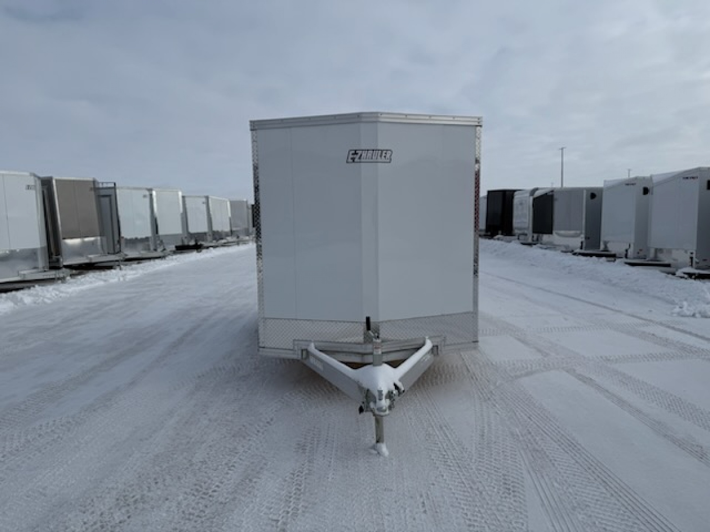 New 2026 E-Z Hauler EZEC 6'X12'SA-XLT Cargo Trailer Rear Ramp