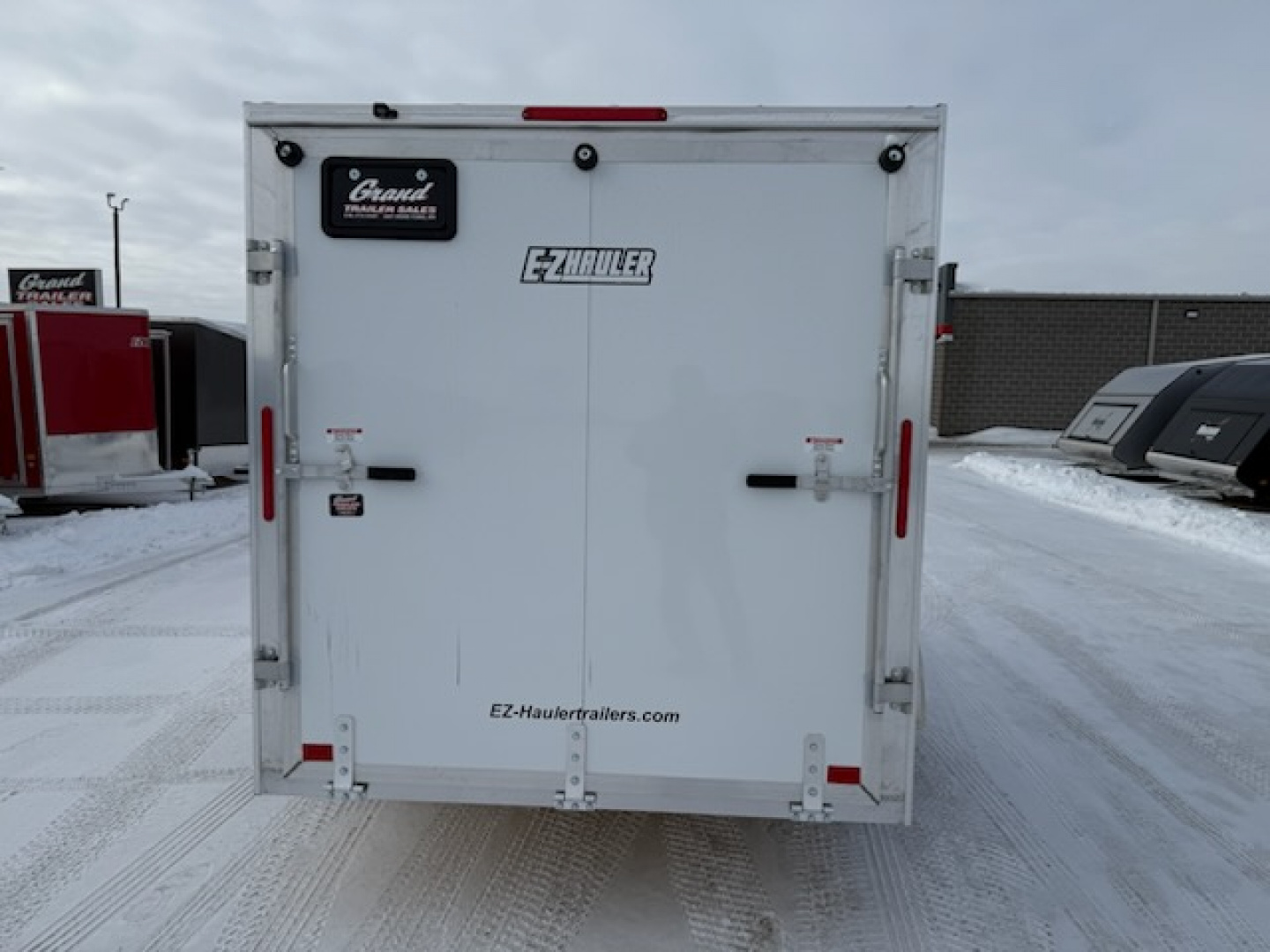 New 2026 E-Z Hauler EZEC 6'X12'SA-XLT Cargo Trailer Rear Ramp