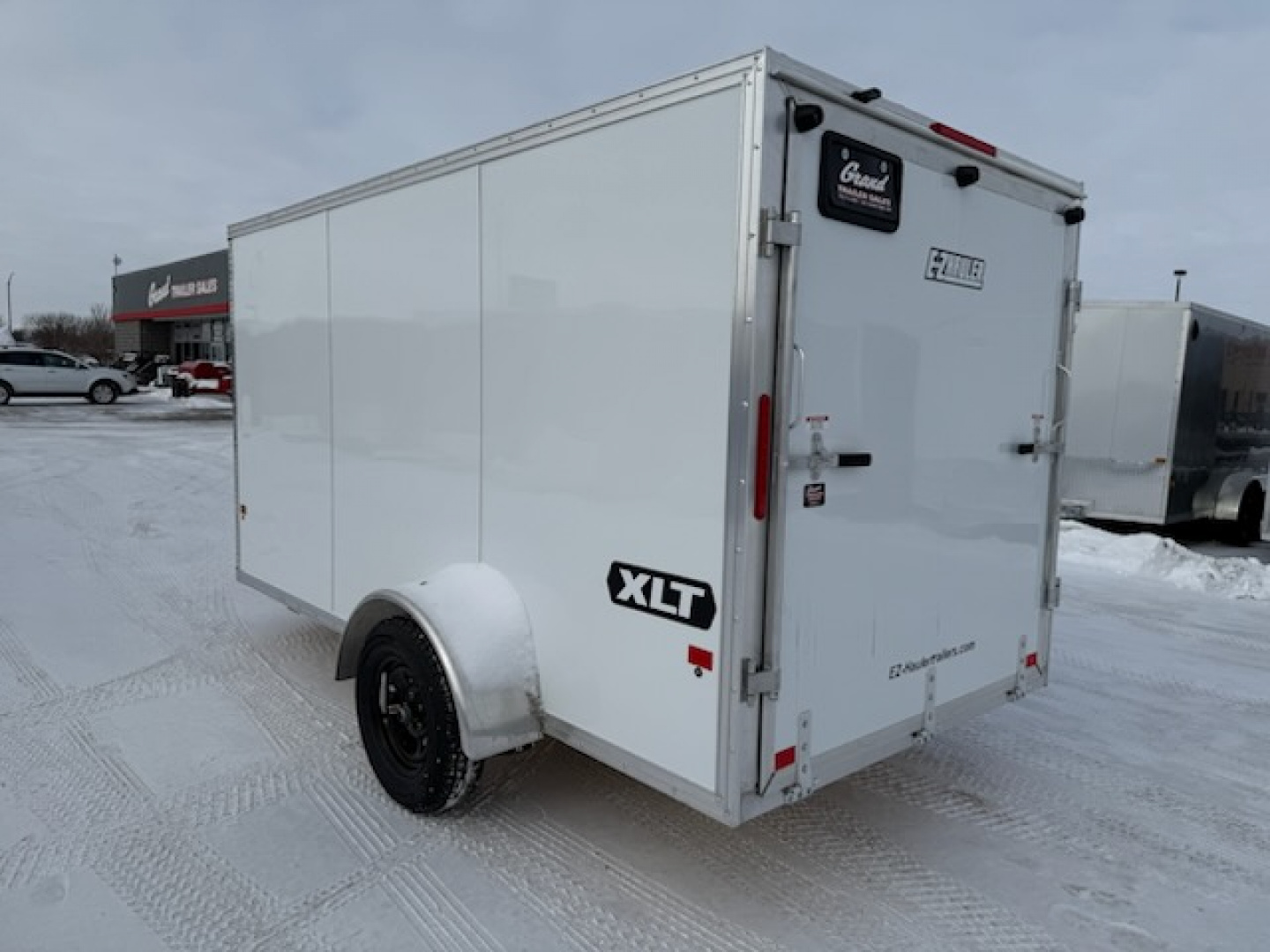 New 2026 E-Z Hauler EZEC 6'X12'SA-XLT Cargo Trailer Rear Ramp