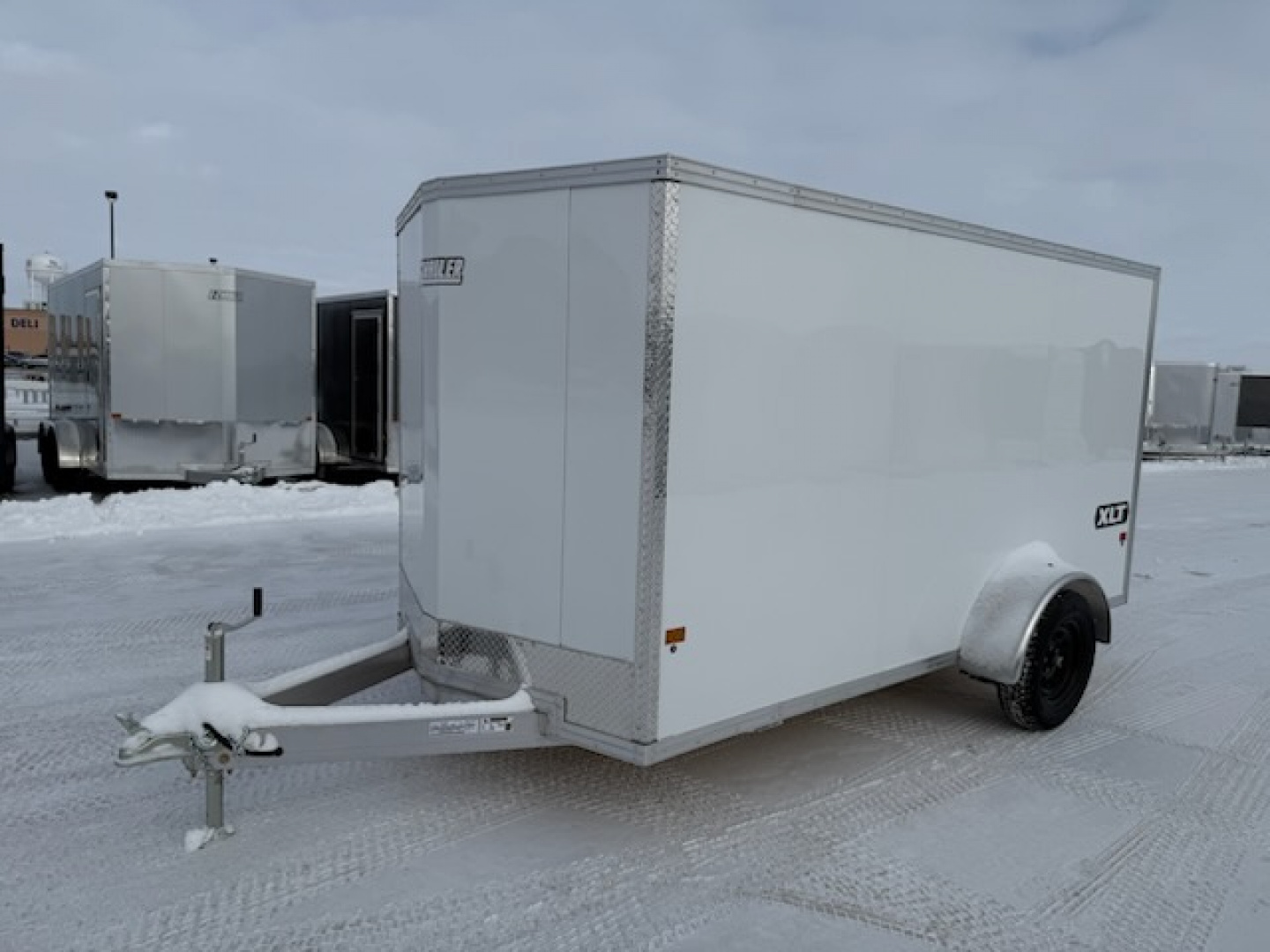 New 2026 E-Z Hauler EZEC 6'X12'SA-XLT Cargo Trailer Rear Ramp