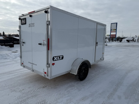 New 2026 E-Z Hauler EZEC 6'X12'SA-XLT Cargo Trailer Rear Ramp