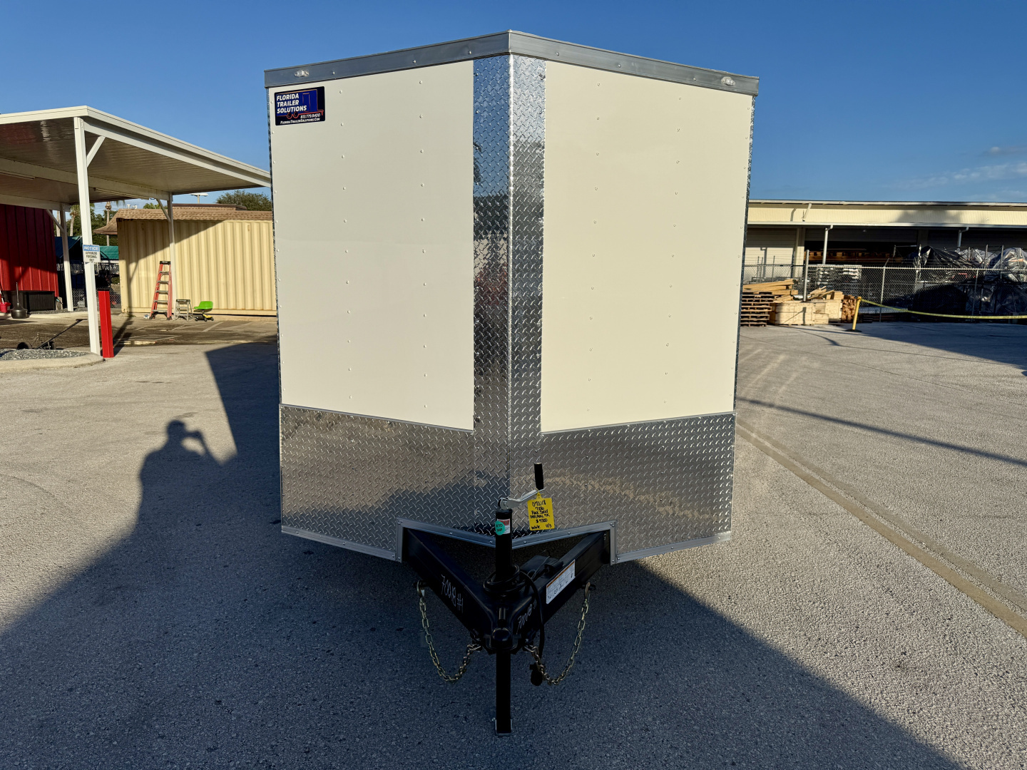 New 2026 Rock Solid Cargo 7x16 Double Rear Door 7K Polycore Cargo / Enclosed Trailer