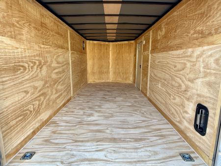 New 2026 Rock Solid Cargo 7x16 Double Rear Door 7K Polycore Cargo / Enclosed Trailer