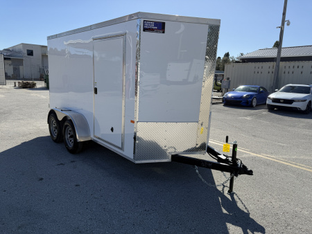 New 2026 Rock Solid Cargo 6x12 Double Rear Doors 7K Polycore Cargo / Enclosed Trailer