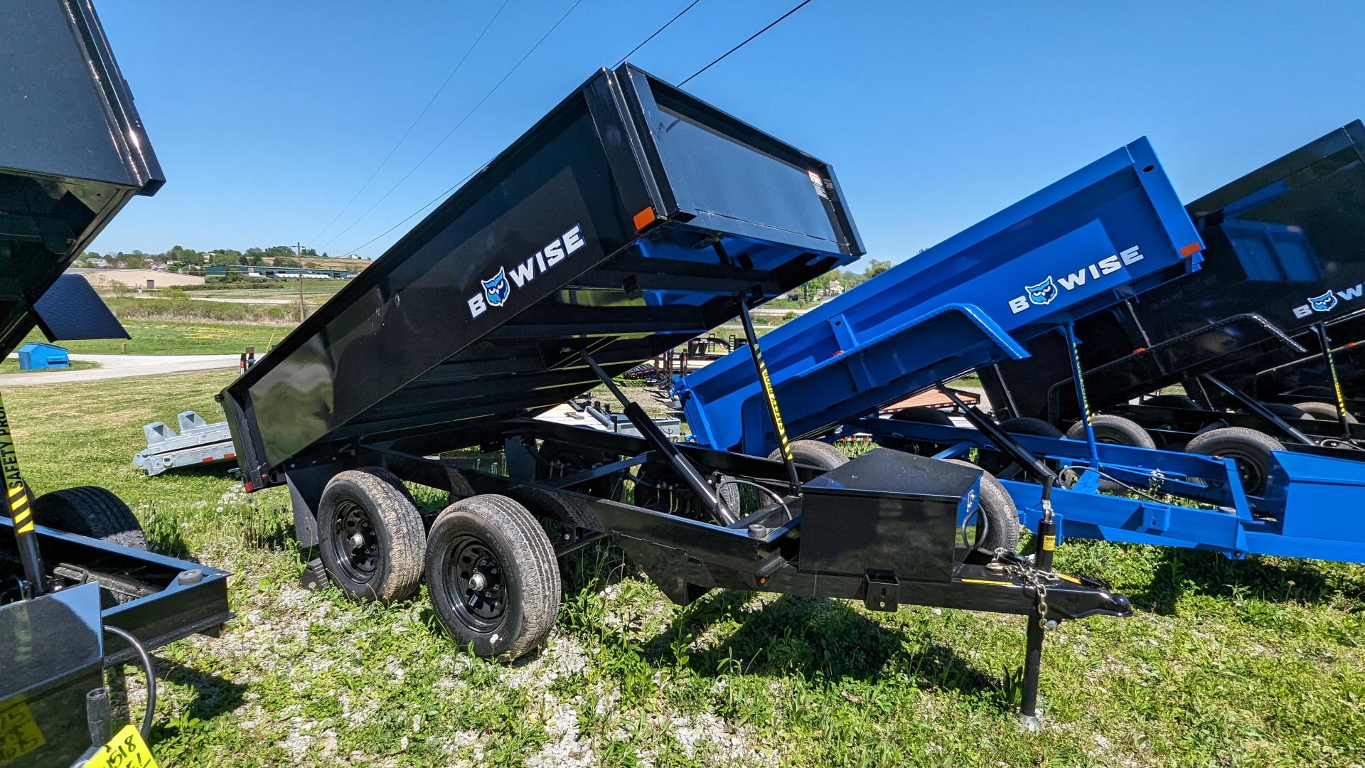 New 2026 BWise 6x10 Lo Pro Dump Trailer