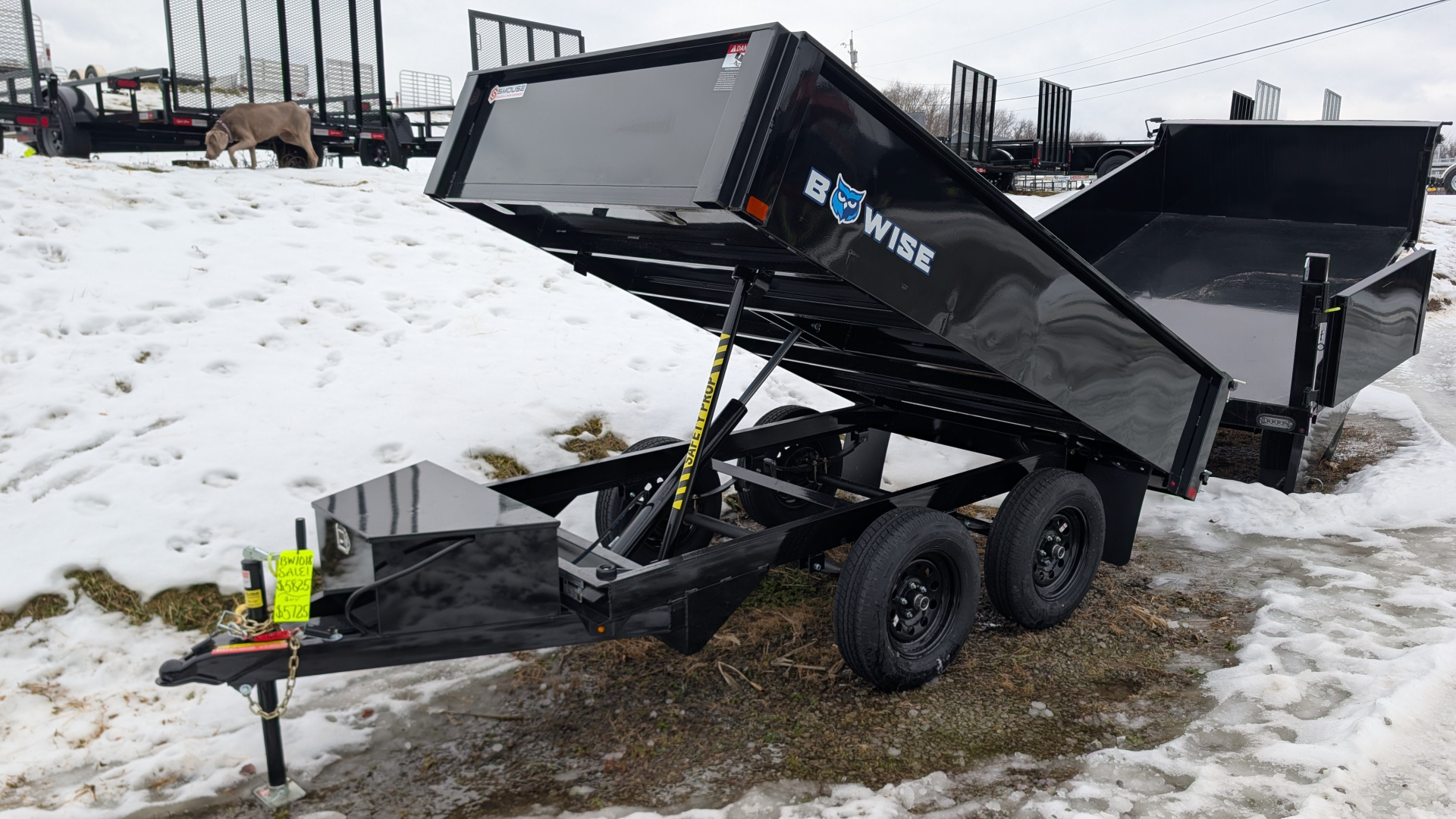 New 2026 BWise 6x10 Lo Pro Dump Trailer