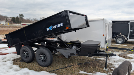 New 2026 BWise 6x10 Lo Pro Dump Trailer