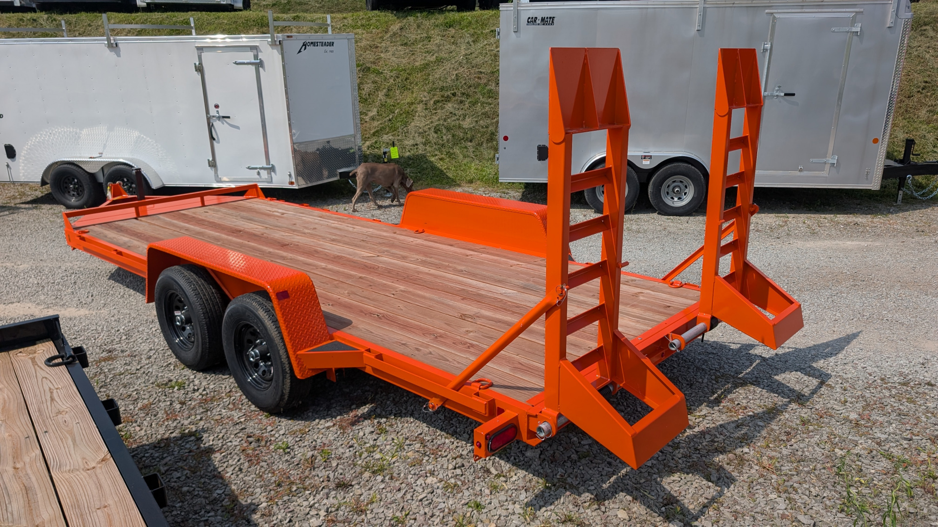 New 2026 BWise 18' Lo Pro Equipment Hauler w/ No Dove (6K AXLES)