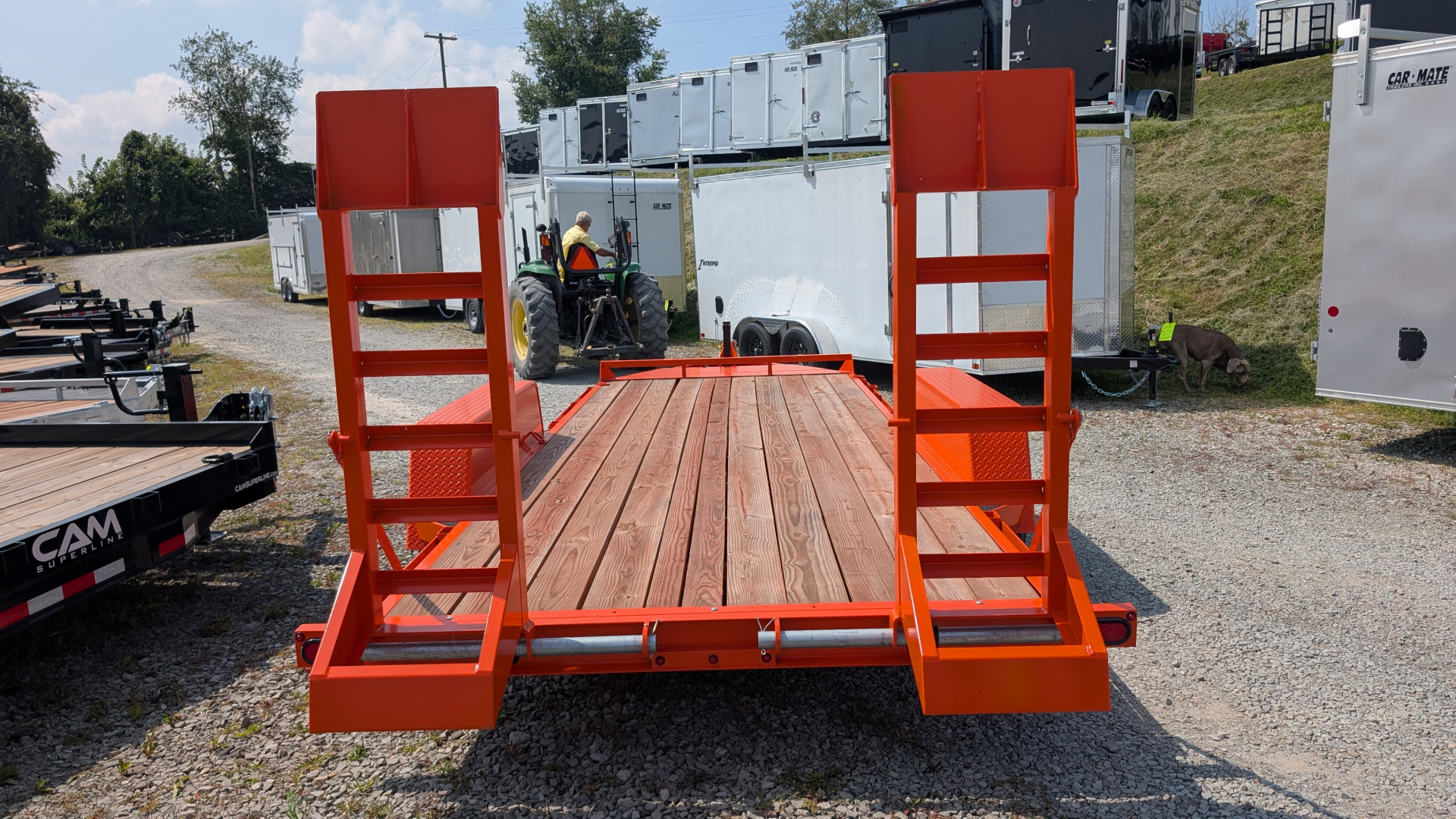 New 2026 BWise 18' Lo Pro Equipment Hauler w/ No Dove (6K AXLES)