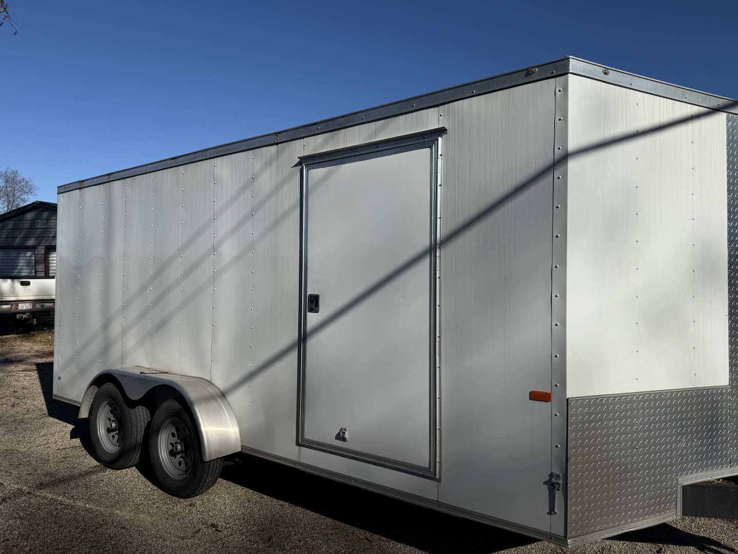 Used 2022 Rock Solid Cargo 7X16 TA Cargo / Enclosed Trailer