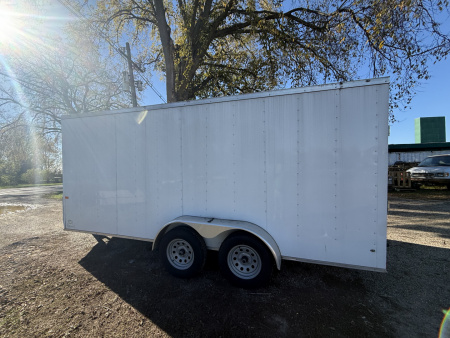 Used 2022 Rock Solid Cargo 7X16 TA Cargo / Enclosed Trailer
