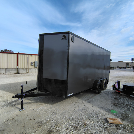 New 2026 Mammoth 7x16 TA Cargo / Enclosed Trailer, 7' interior height , 35k axles, .080 polycore exterior