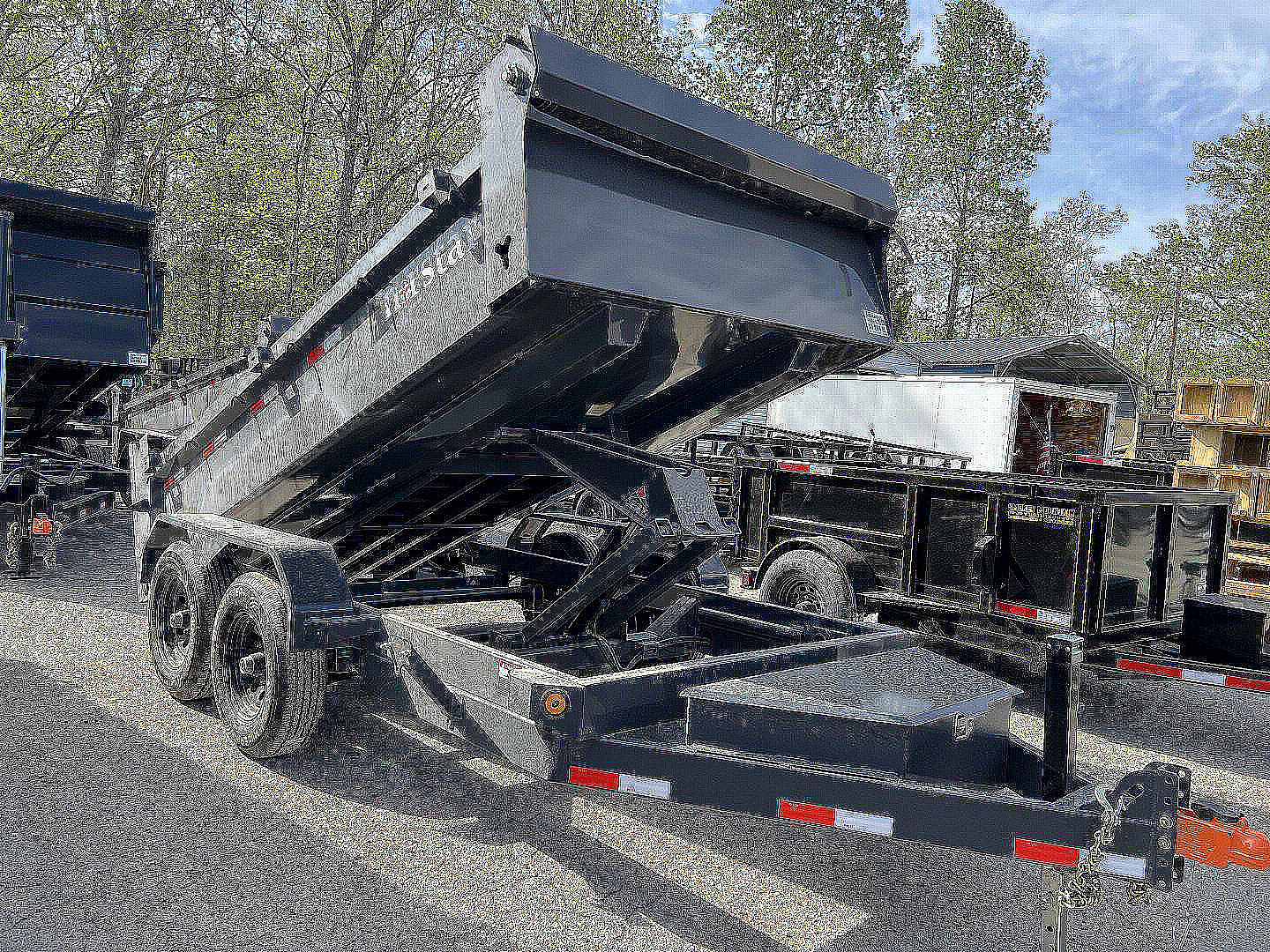 New 2026 Norstar DCB 10K 6X12 RAMPS TARP Dump Trailer