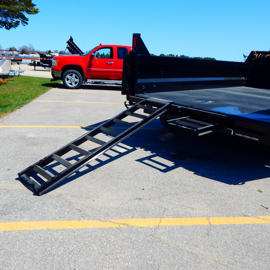 New 2026 Sure-Trac 7x12 14k Telescopic Dump Trailer