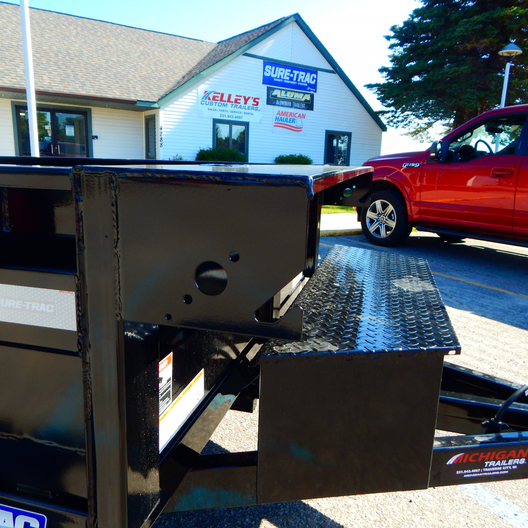 New 2026 Sure-Trac 5x8 5k Single Ram Dump Trailer