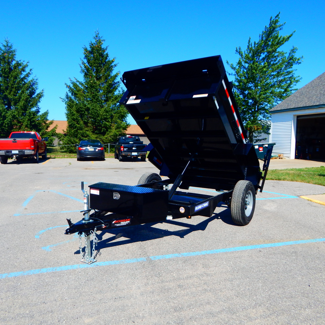 New 2026 Sure-Trac 5x8 5k Single Ram Dump Trailer
